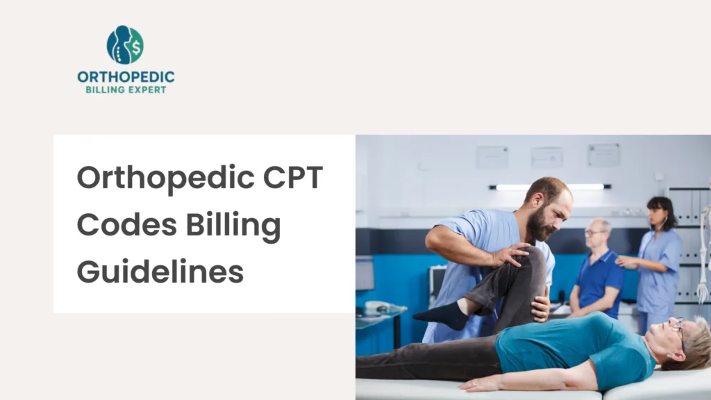 Orthopedic CPT Codes Billing Guidelines